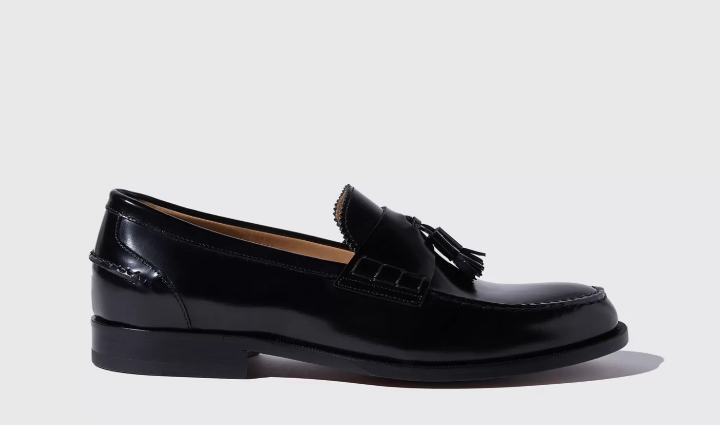 Manner Scarosso Halbschuhe>Ralph Black Bright