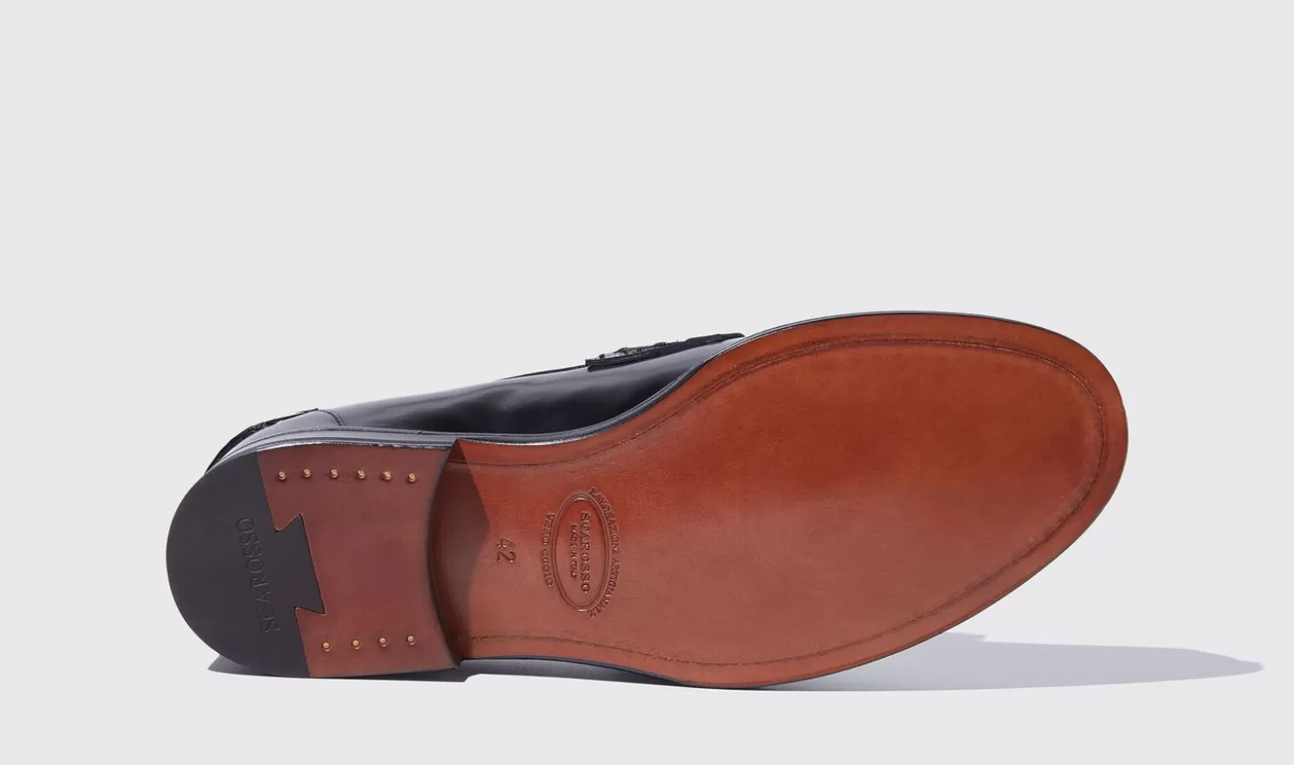Manner Scarosso Halbschuhe>Ralph Black Bright