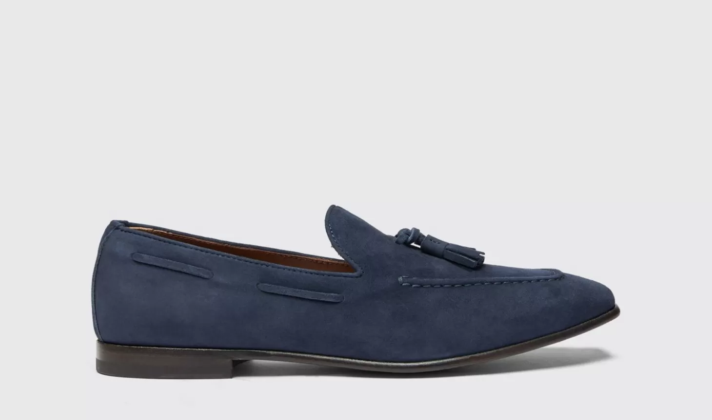Manner Scarosso Halbschuhe>Rodolfo Blaues Wildleder