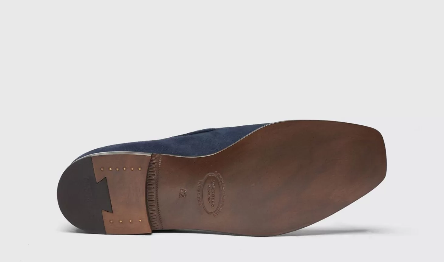 Manner Scarosso Halbschuhe>Rodolfo Blaues Wildleder