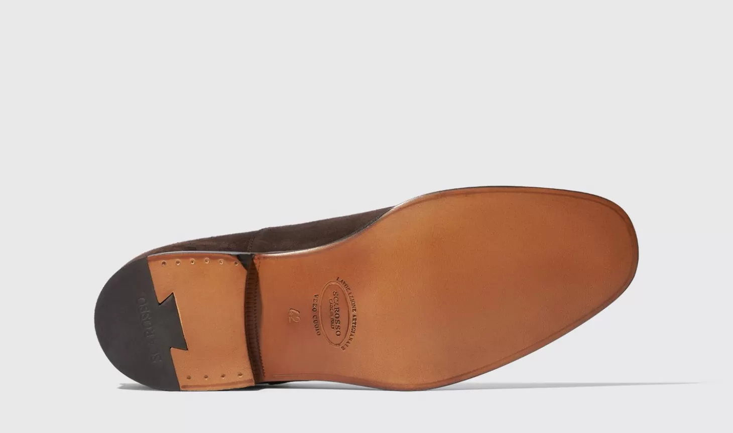 Manner Scarosso Oxfords>Salvatore Braunes Wildleder