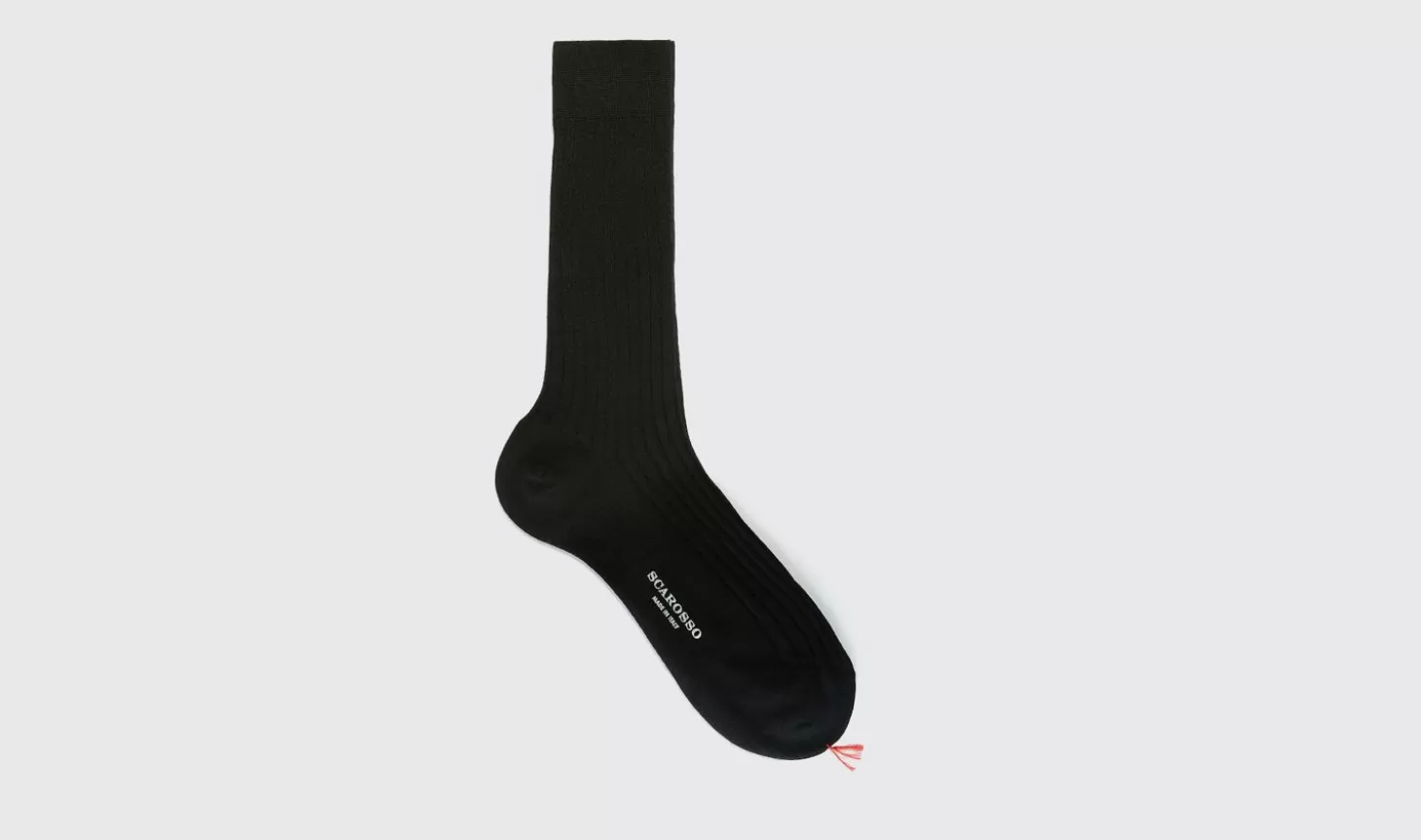 Manner Scarosso Socken>Schwarze Wadensocken Aus Wolle