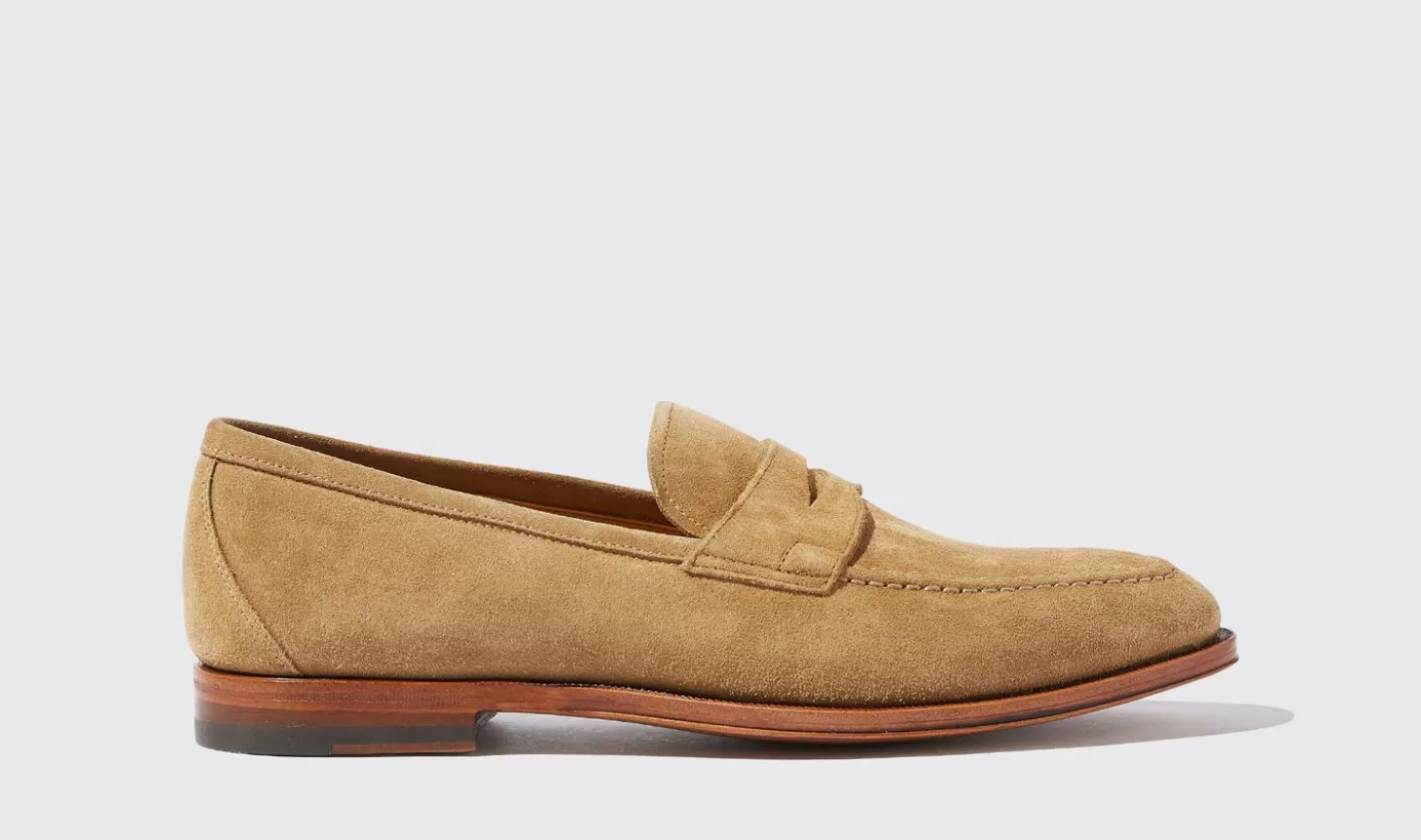 Manner Scarosso Halbschuhe>Stefano Beige Scamosciato