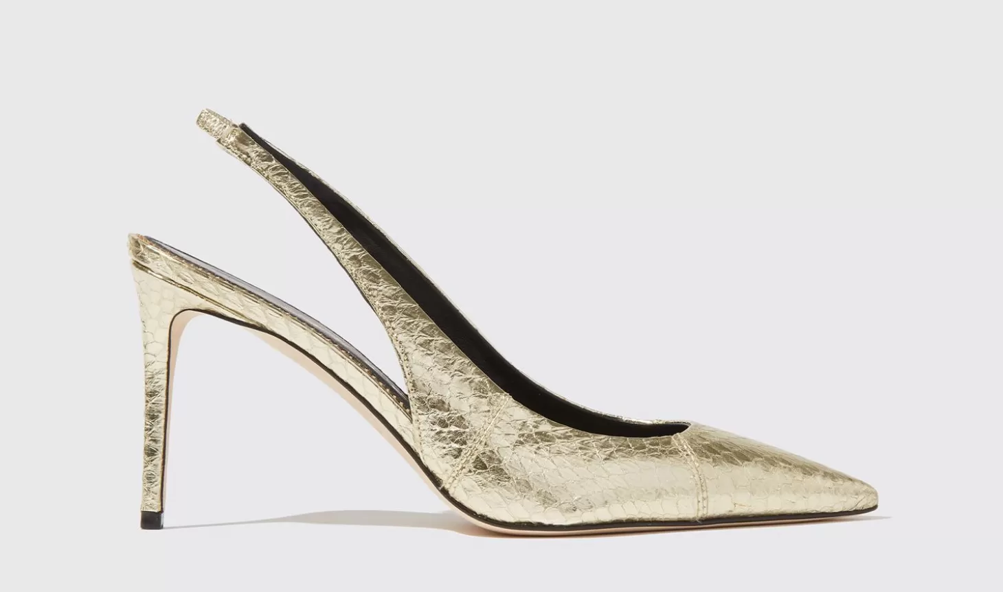 Frauen Scarosso High Heels>Sutton Gold Elaphe
