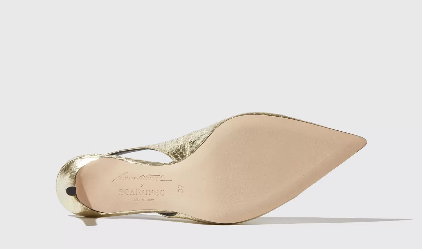 Frauen Scarosso High Heels>Sutton Gold Elaphe