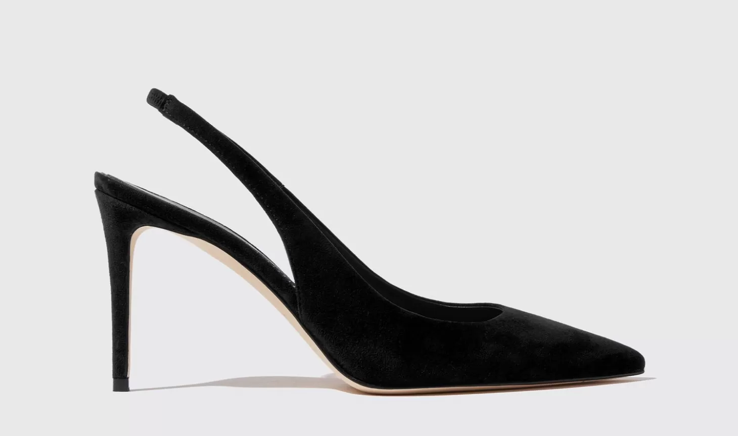 Frauen Scarosso High Heels>Sutton Schwarzes Wildleder