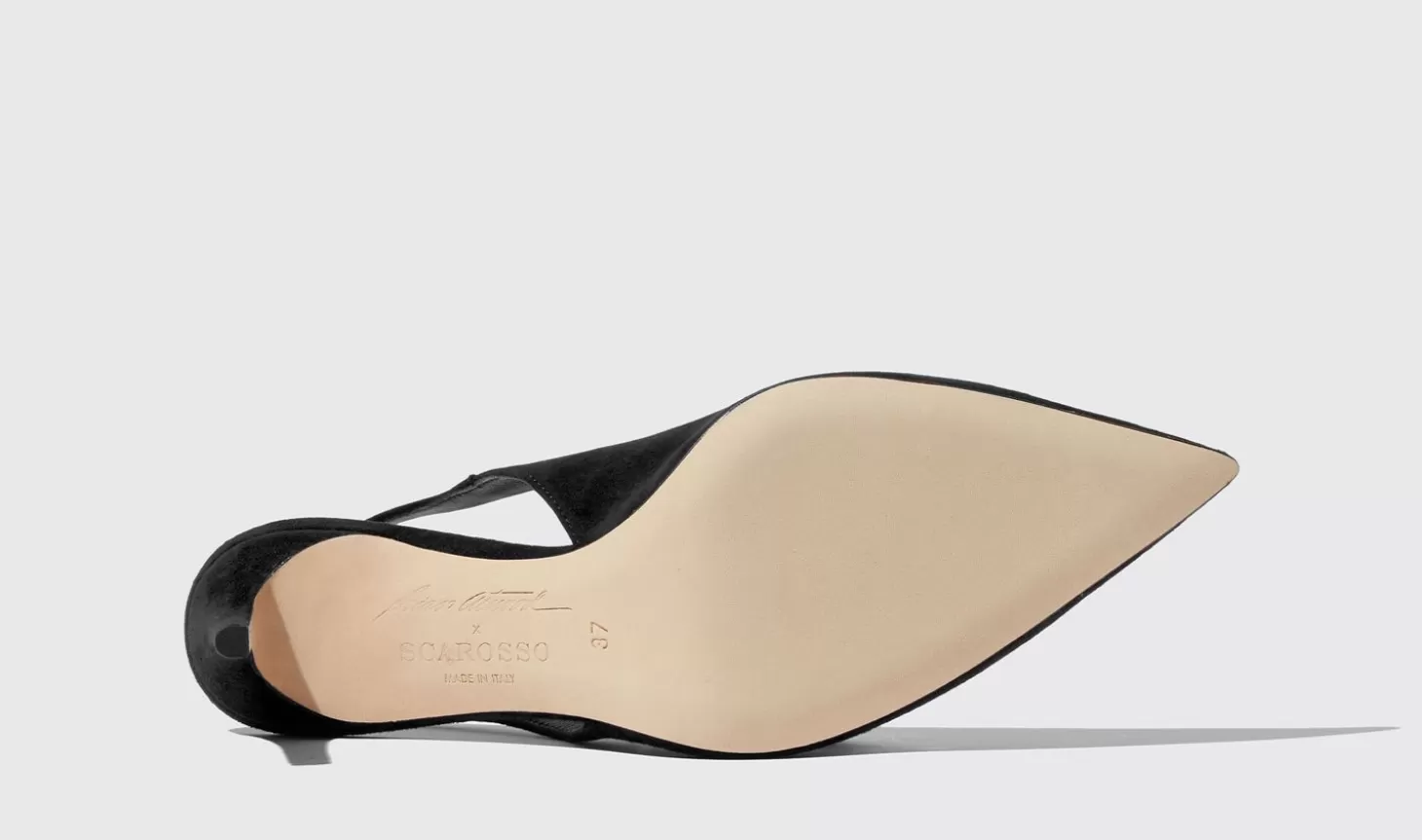 Frauen Scarosso High Heels>Sutton Schwarzes Wildleder