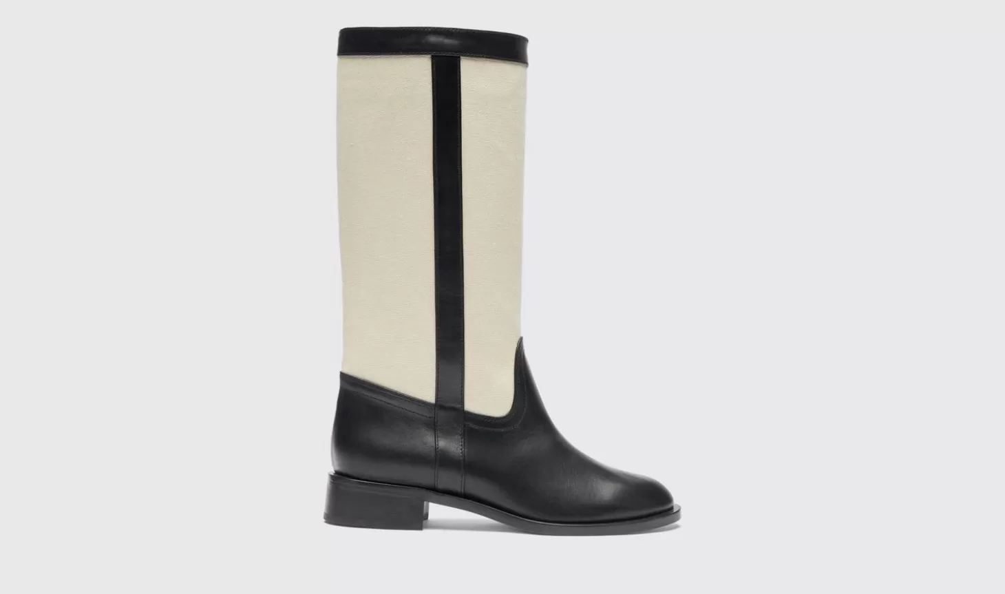 Frauen Scarosso Stiefel>Tess Schwarze Leinwand