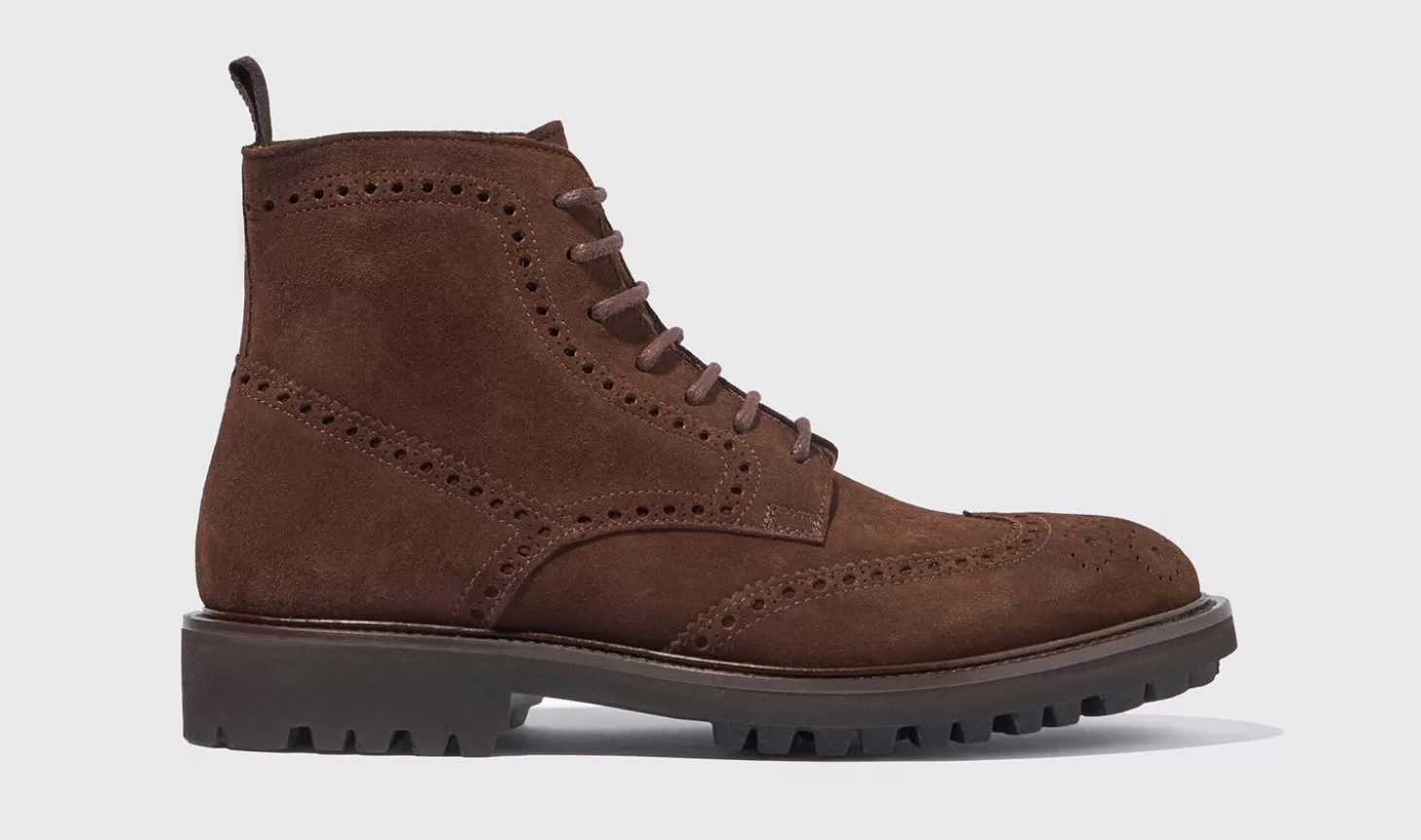 Manner Scarosso Stiefel>Thomas Braunes Wildleder