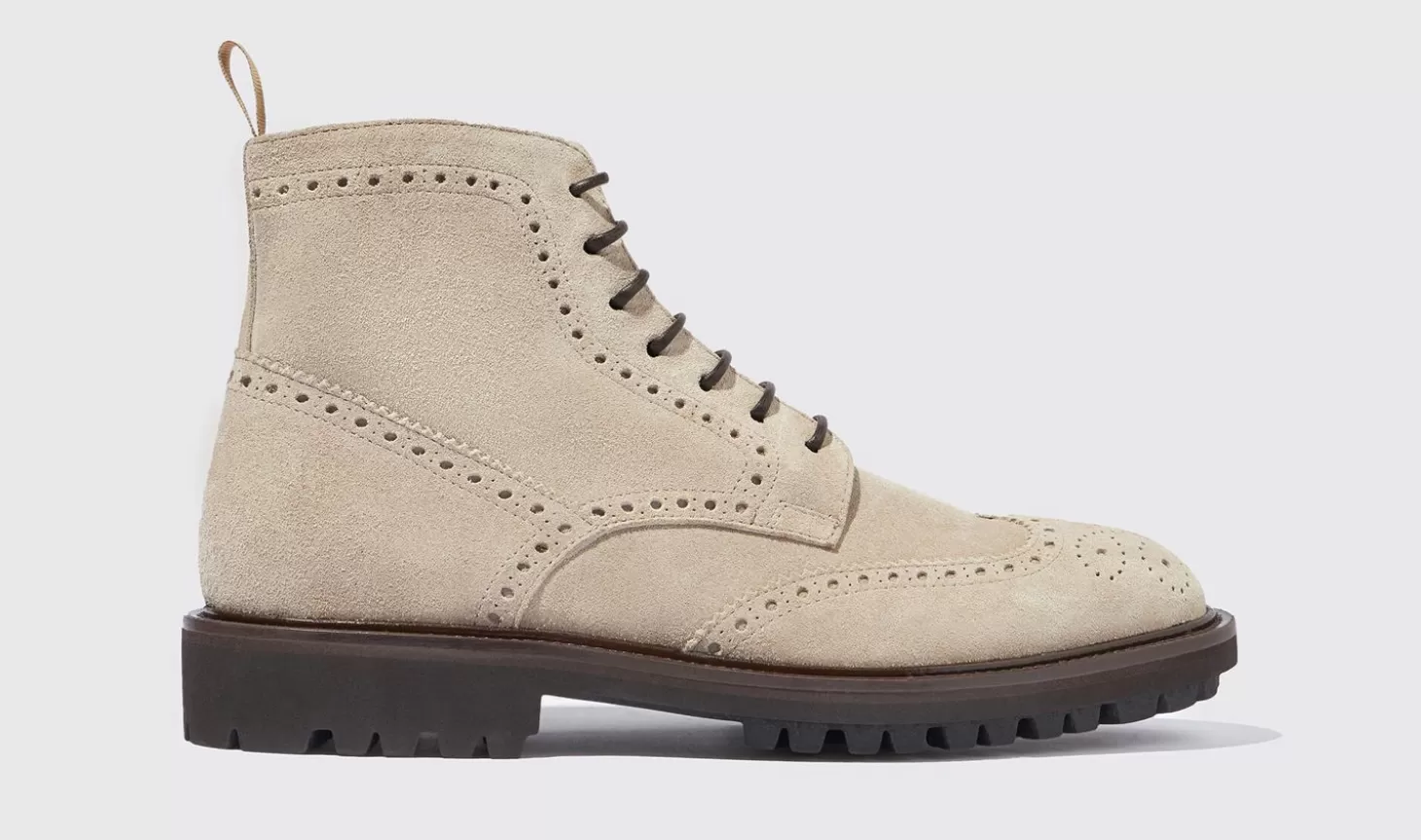 Manner Scarosso Stiefel>Thomas Sand Suede