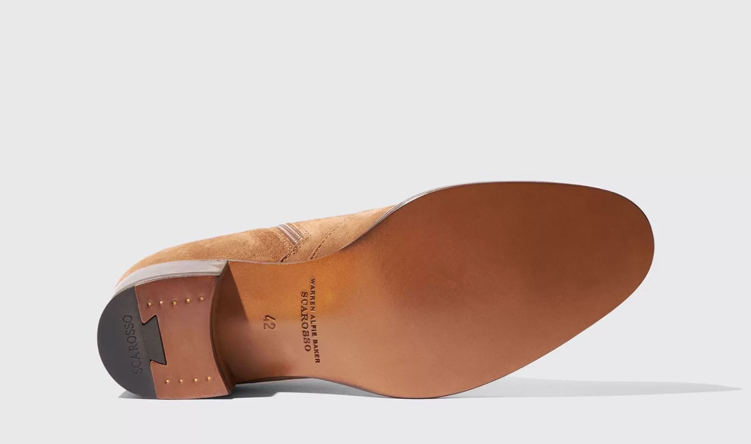 Manner Scarosso Stiefel>Warren Tan Wildleder